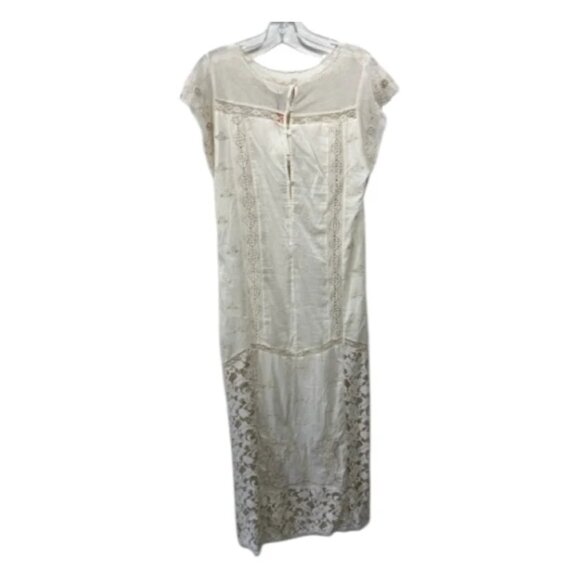 NWT ZARA LIMITED EDITION SEQUIN EMBROIDERED DRESS Size M (Cream) - Picture 14 of 14